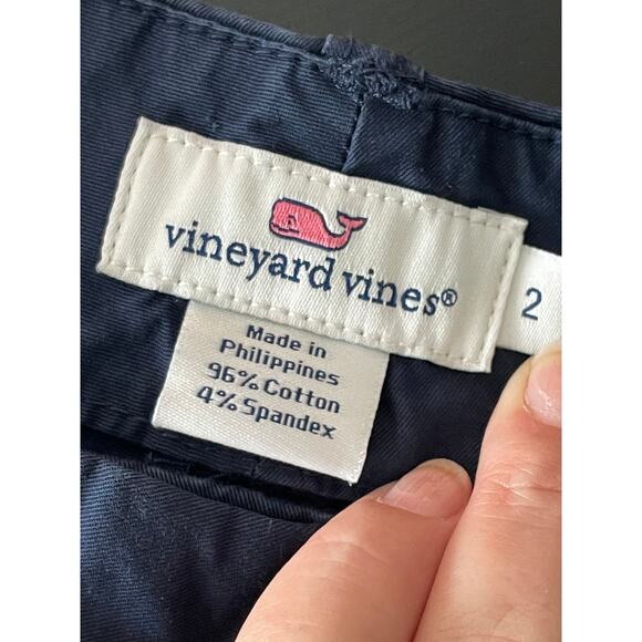 Vineyard Vines Dayboat Classic Shorts 5" Inseam Navy Blue Size 2 - Picture 5 of 9
